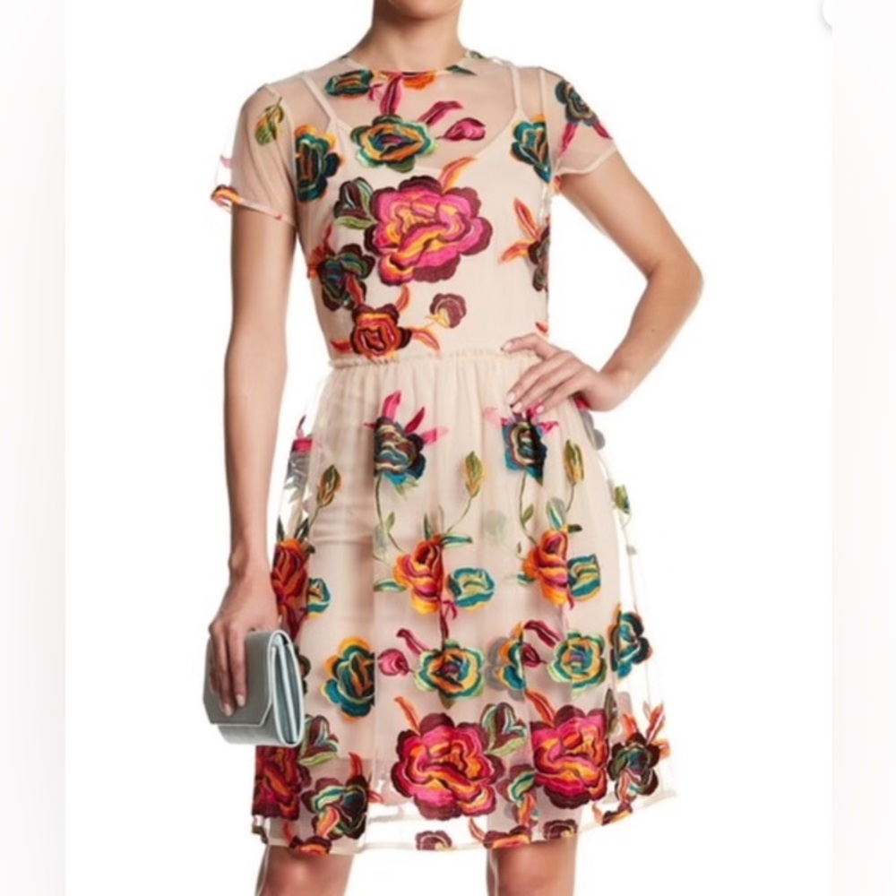 Embroidered NM Dress- Med